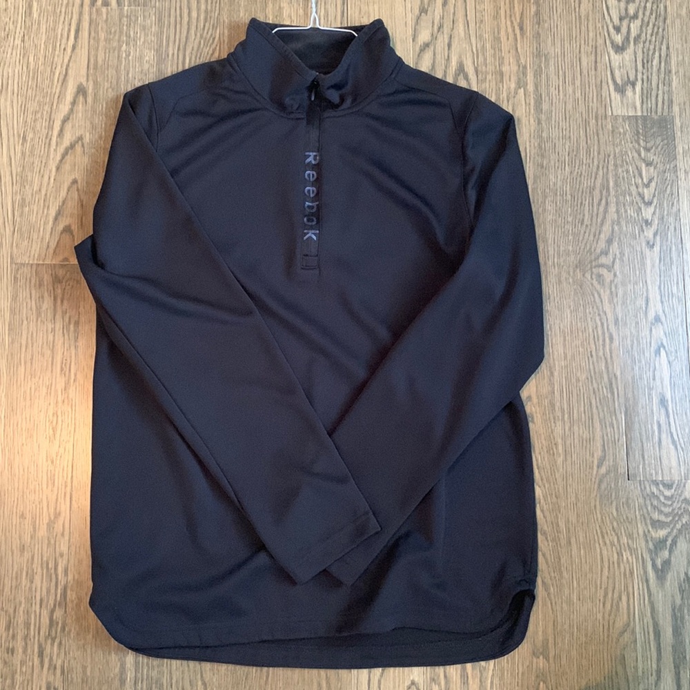 Reebok 1/4 zip warm up pull over